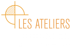 Logo - Les Ateliers Rousseau, blanc